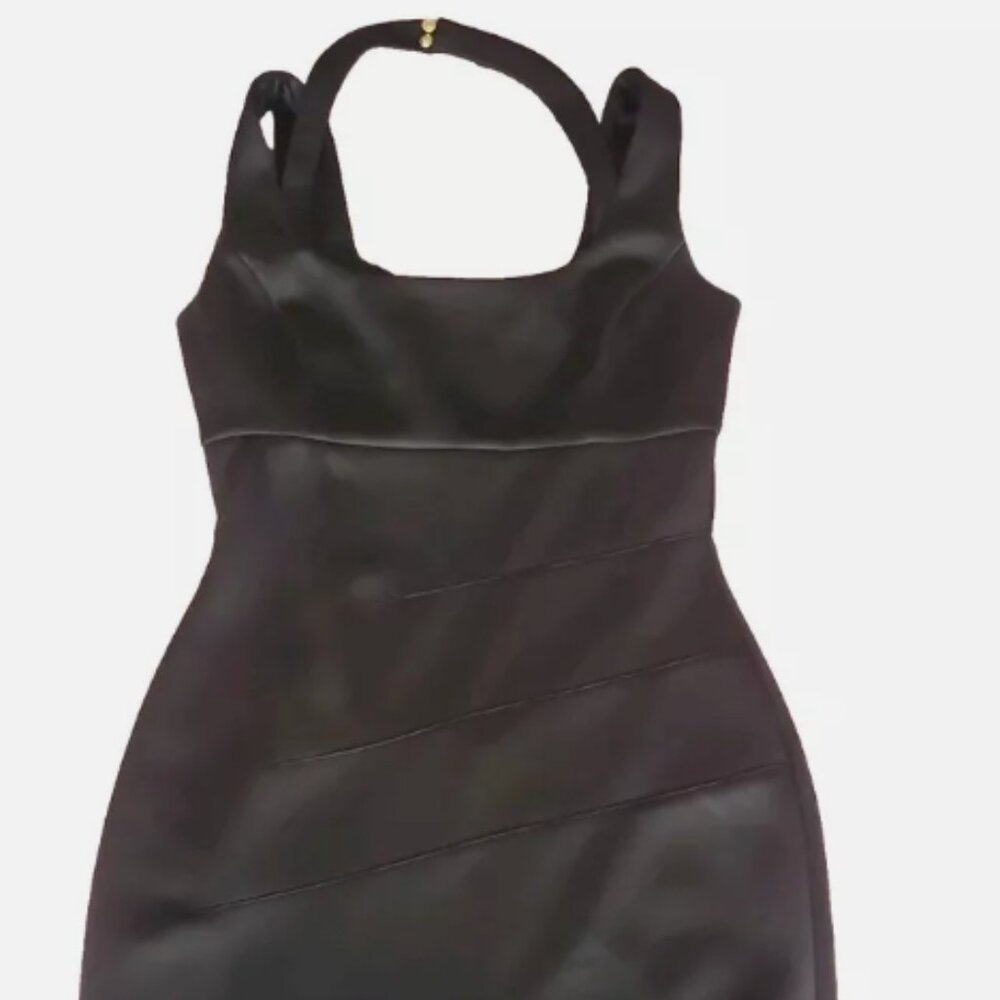 Guess Phoebe Scuba Halter LBD